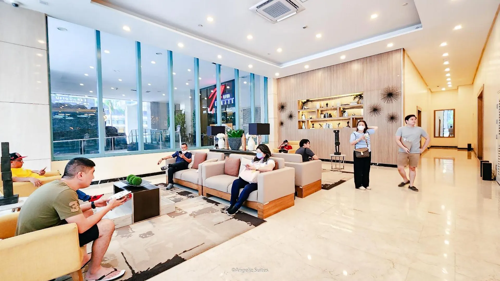 Angeliz Suites, Spacious Open Plan And Spectacular View At The 19Th, Walk To Uptown Mall Manila 0*,