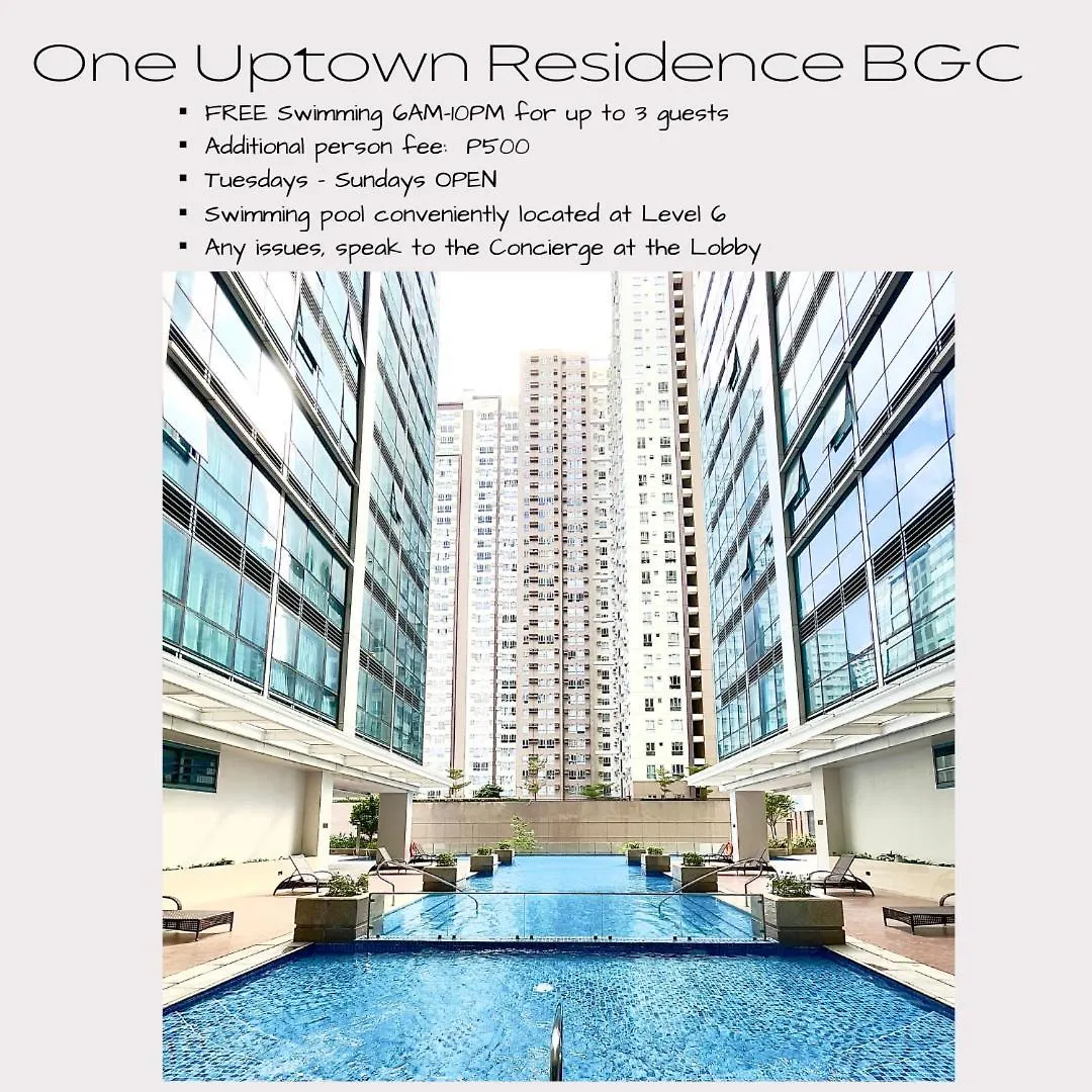Apartment Angeliz Suites, Spacious Open Plan And Spectacular View At The 19Th, Walk To Uptown Mall Manila